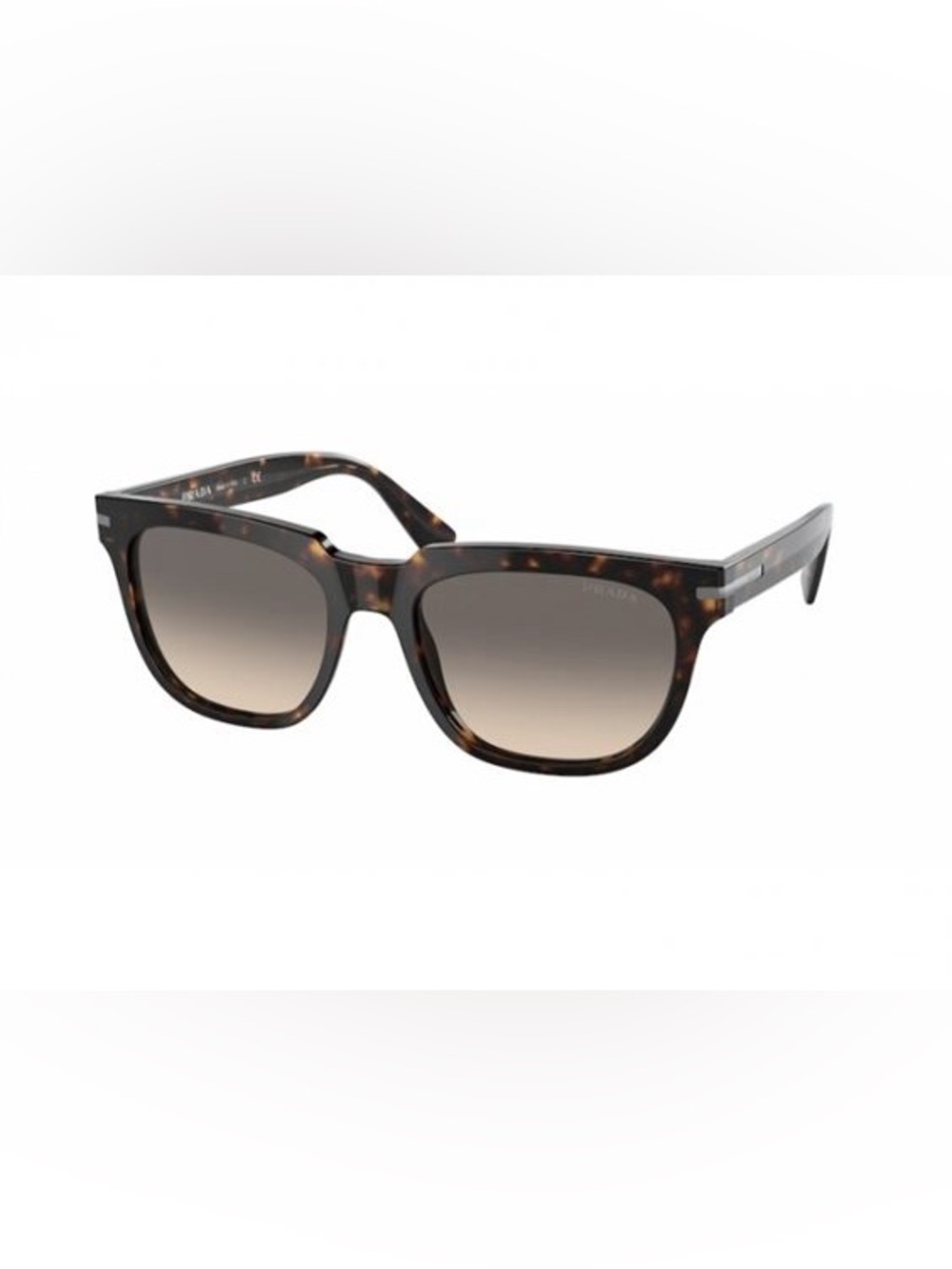 Prada SPR04Y - Tortoiseshell Rectangular Sunglasses with Gradient Lenses